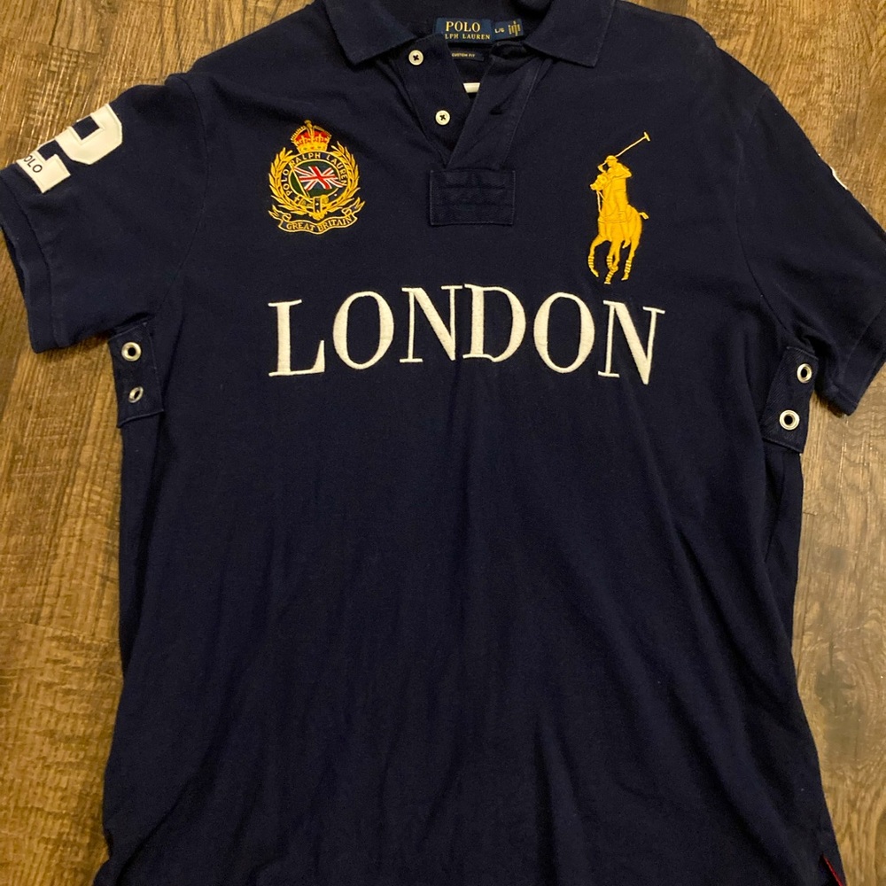 Polo “London” collard shirt mens large